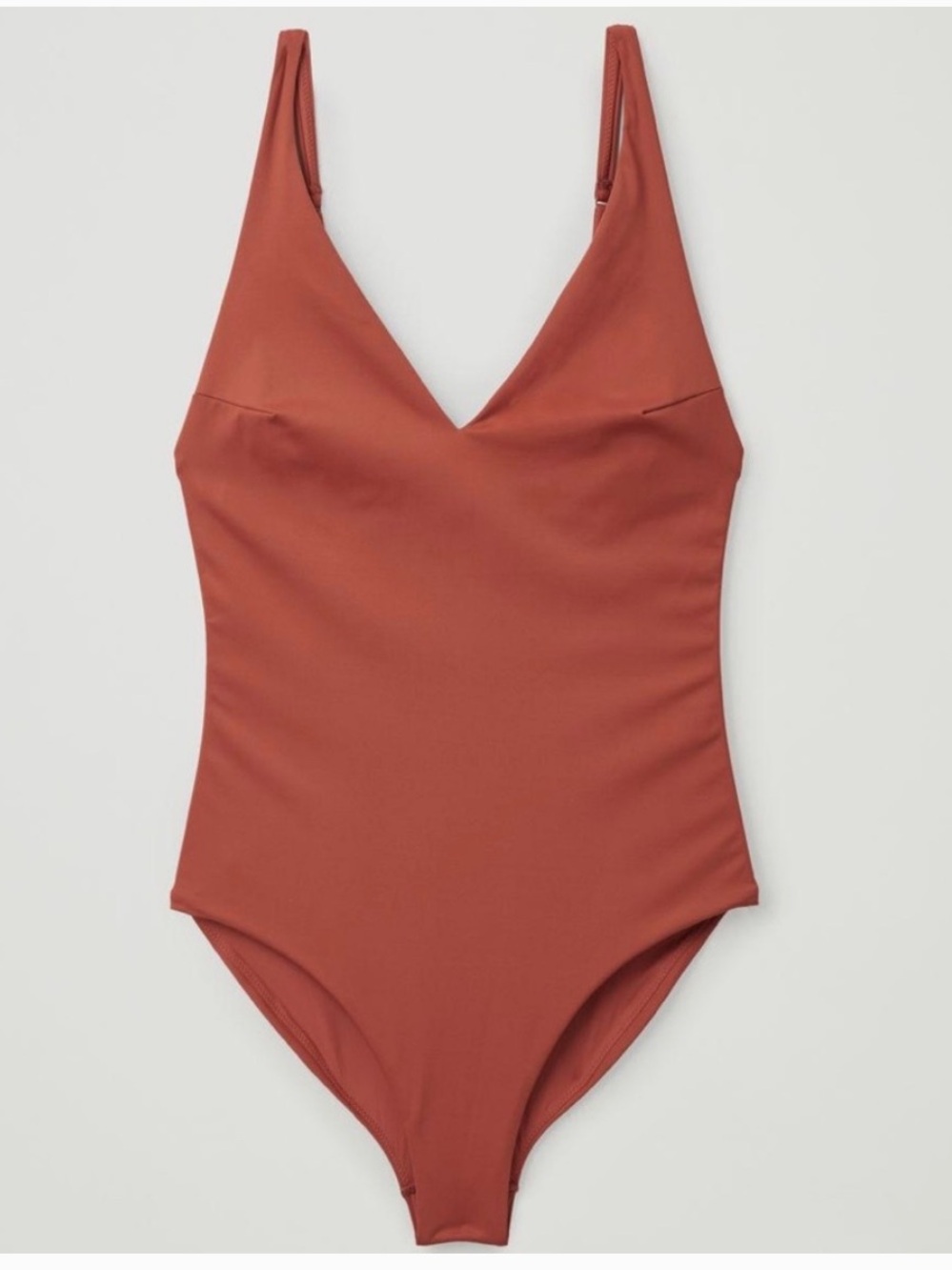 COS V-Neck One Piece Swim Suit size M